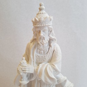 Belen para pintar - figura de Rey Mago detalle