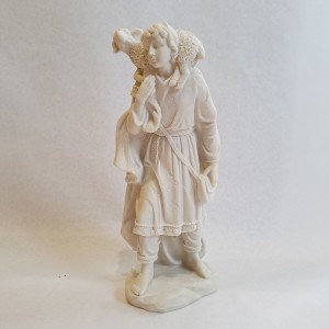 Belen para pintar - pastor con oveja