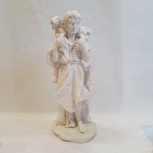 Nacimiento para pintar - pastor con oveja