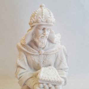 Belen para pintar - detalle Rey Mago