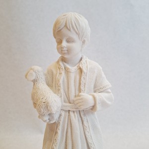 Belen para pintar - detalle Niño pastor