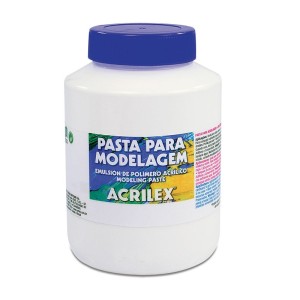 Pasta para modelar acrilex 500 ml