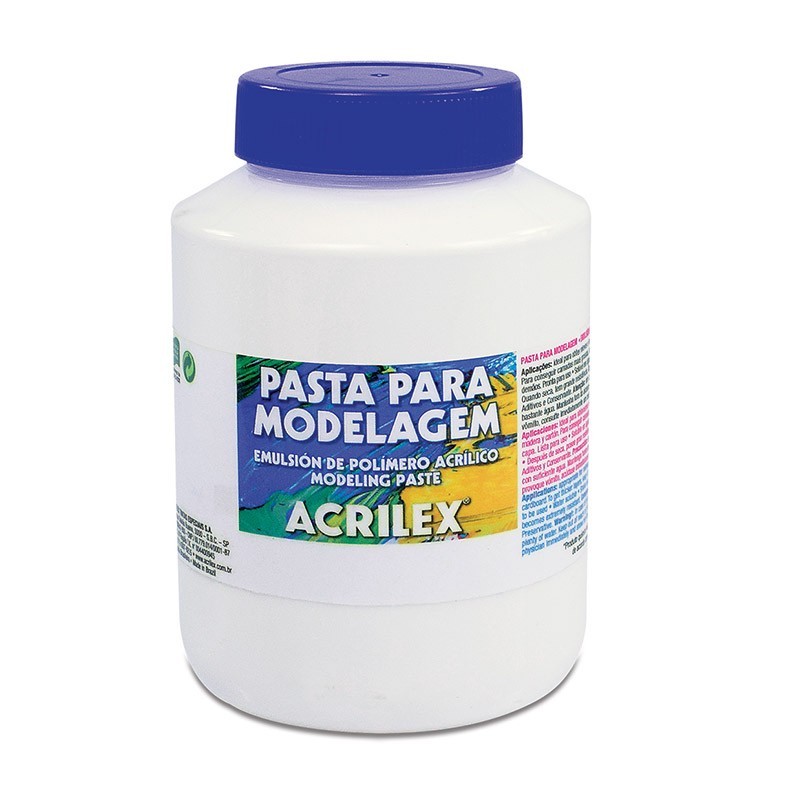 Pasta para modelar acrilex 250 ml