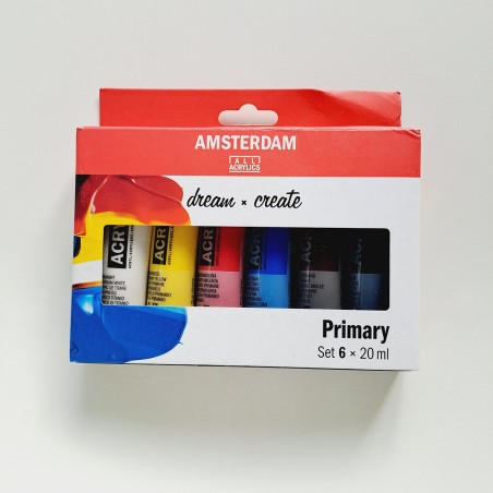 Set acrilico Amsterdam 6*20 ml