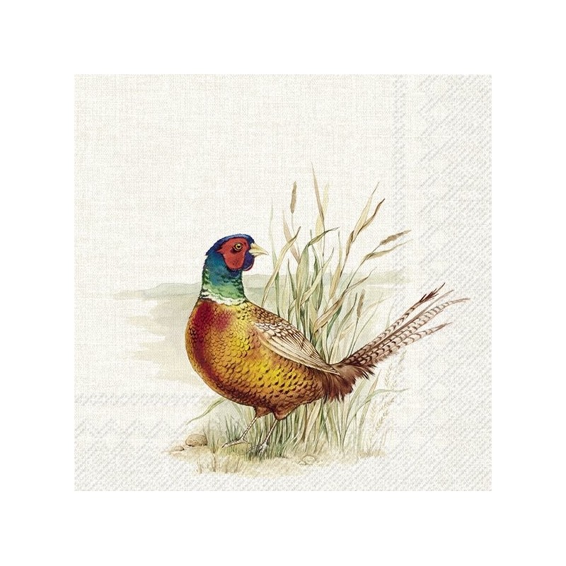 20 pañuelos decorativos para decoupage faisán IHR | TOPAZ