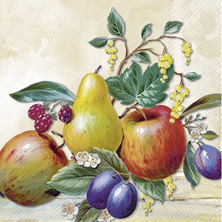 servilletas decoradas con frutas