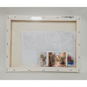 Pintar por números - Paisaje rural - detalle contenido