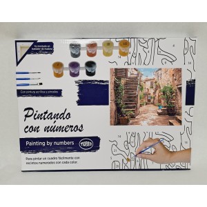 Pintar por números - Paisaje rural