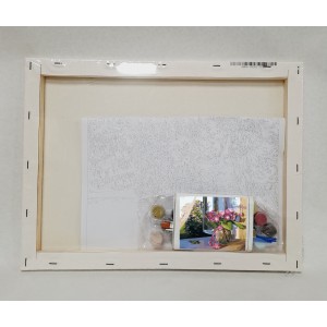 Colorear por números - Planta en ventana - detalle contenido