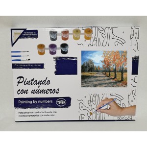 Pintar por números - Paisaje otoñal