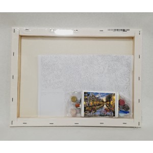 Pintar por números - Amsterdam Canal - detalle contenido