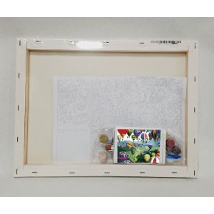 Pintar por números - Globos aerostáticos - detalle contenido