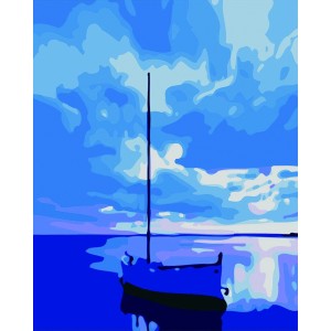 Colorear por números - Mar en calma