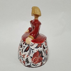 Menina de escayola pintada - muestra de ejemplo