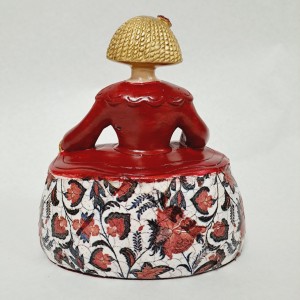 Menina de escayola pintada - muestra de ejemplo