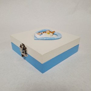 Muestra de caja pintada con corazón referencia LG82767