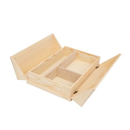 Caja de bautizo de madera