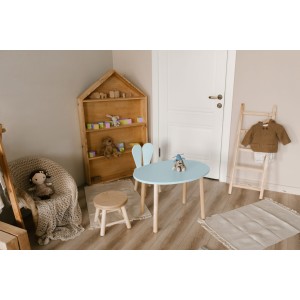 Mobiliario infantil pintado con Pintura Eco Muebles - Azul brisa