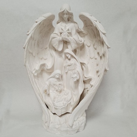 Figura de escayola de Ángel con Misterio