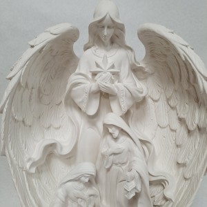 Figura de escayola de Ángel con Misterio