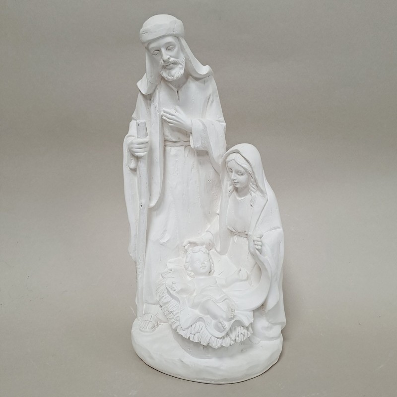 Figura de escayola de la Sagrada Familia