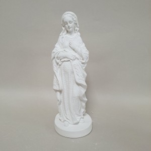 Figura de escayola Dulce Espera, vista de frente