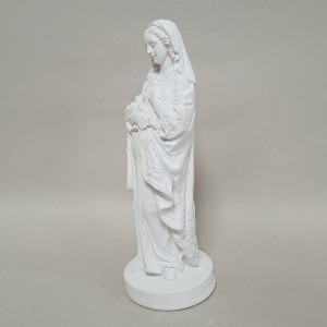 Figura de escayola Dulce Espera, vista de perfil