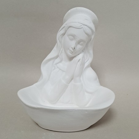 Virgen porta Rosario en escayola, 15 cm | Topaz