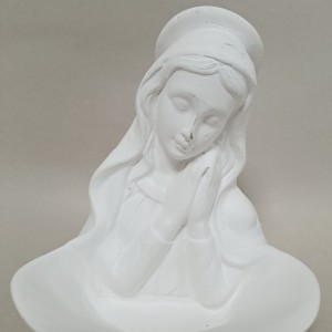 Virgen porta Rosario en escayola, 15 cm | Topaz
