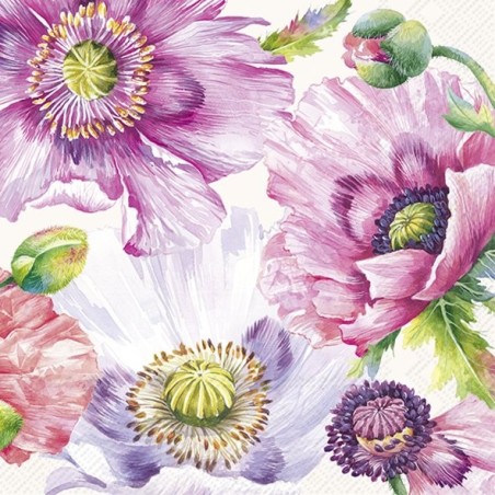 Paquete de Servilletas para decoupage amapolas IHR | TOPAZ