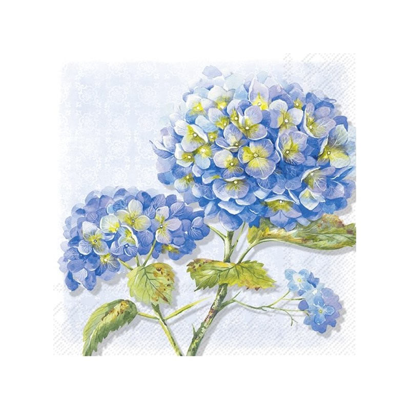 Paquete de Servilletas bonitas de flores azules IHR | TOPAZ