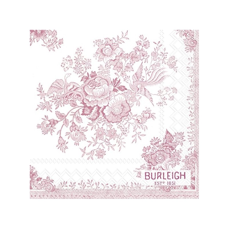 20 servilletas de diseño para decoupage flores rosas IHR | TOPAZ