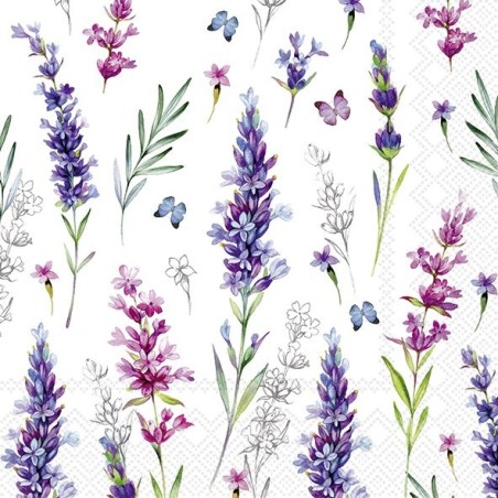 5 Servilletas para decoración ramitos de flores IHR | TOPAZ