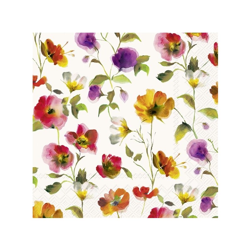 Paquete de 20 preciosas Servilletas flores de verano IHR | TOPAZ