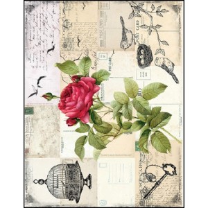 Papel de arroz Cadence 30x41 cm motivo llaves antiguas|TOPAZ