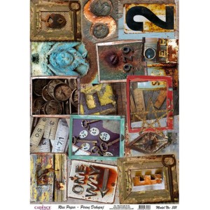 PAPEL DE ARROZ CADENCE ALDABAS 30x41 CM