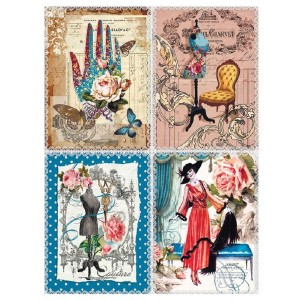 PAPEL DE ARROZ CADENCE MODISTA 30x41 CM