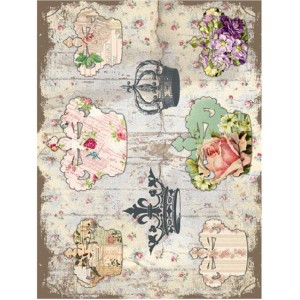 PAPEL DE ARROZ CADENCE CORONAS 30x41 CM