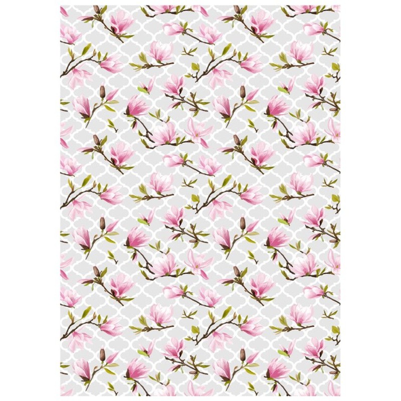 PAPEL DE ARROZ CADENCE FLORES 30x41 CM