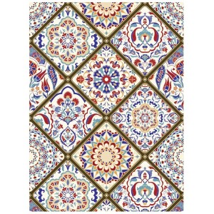 PAPEL DE ARROZ CADENCE MANDALAS EN ROMBO 30x41 CM