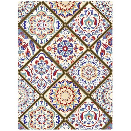 PAPEL DE ARROZ CADENCE MANDALAS EN ROMBO 30x41 CM