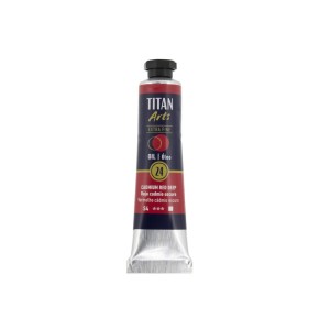 ROJO CADMIO OSCURO SERIE 4 Nº 24 20 ML OLEO EXTRAFINO TITAN