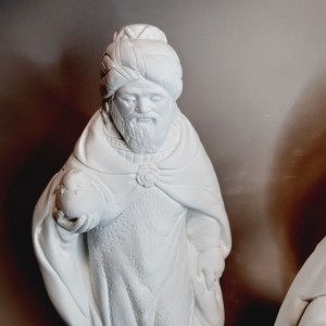 Gaspar, Melchor y Baltasar de escayola