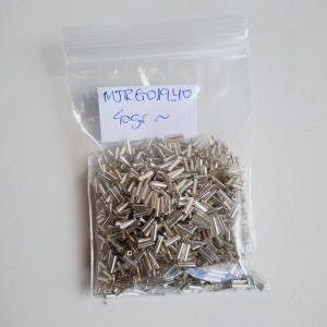 Abalorio Canutillo color plata 6 mm