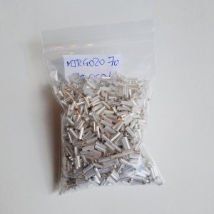 Abalorio Canutillo color blanco perla 6 mm