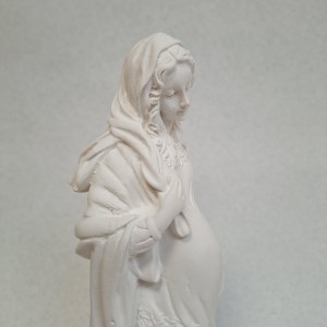 Dulce espera. Figura de escayola