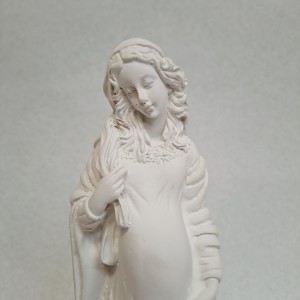 Dulce espera. Figura de escayola