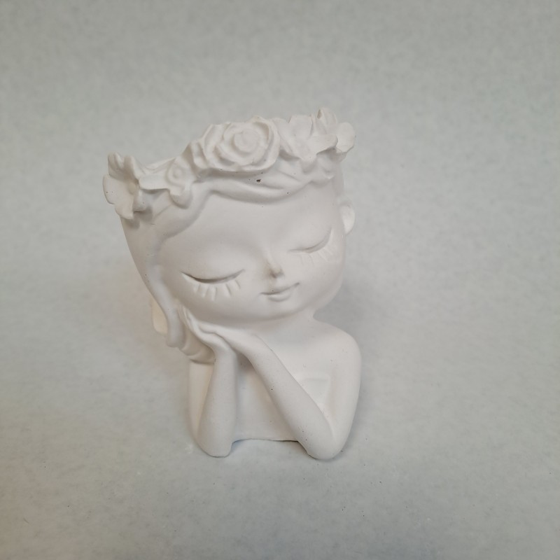 Figura de escayola niña durmiendo 10 cm |TOPAZ