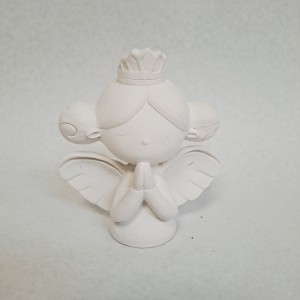 Figura infantil de escayola Angelita pequeña