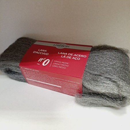 Lana de acero grano medio